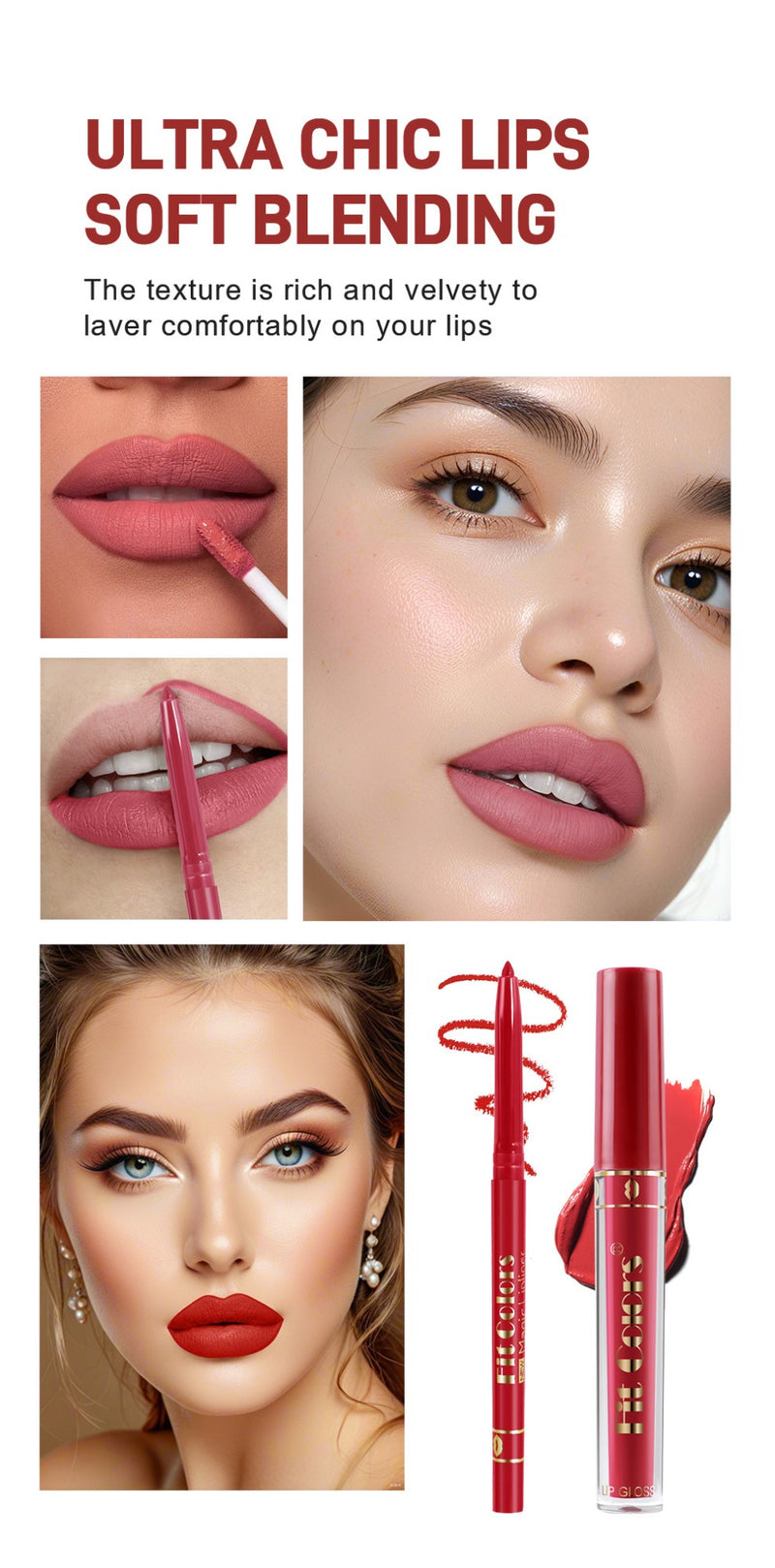 Kit Gloss Labial Fit Colors – Hidratação e Brilho em Cada Toque
