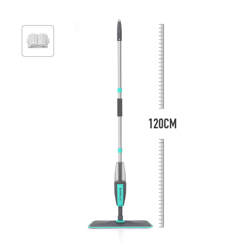 Esfregão Spray Mop Microfibra Reservatório Telescópico