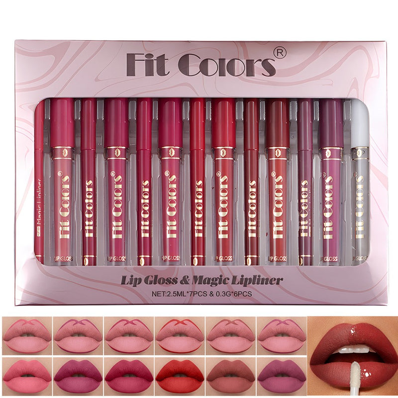 Kit Gloss Labial Fit Colors – Hidratação e Brilho em Cada Toque