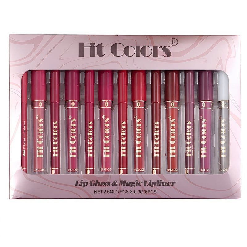 Kit Gloss Labial Fit Colors – Hidratação e Brilho em Cada Toque